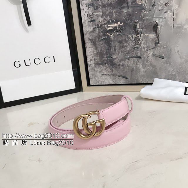 Gucci女士皮帶 古奇Maccarone腰帶  jjp1310